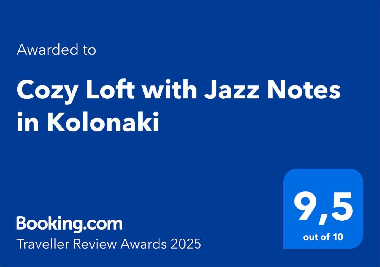 Ferienwohnung Cozy Loft With Jazz Notes In Kolonaki Athen Exterior foto